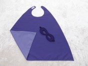 Superhero Cape & Mask Younger Childs Purple/Mauve