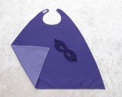 Superhero Cape & Mask Younger Childs Purple/Mauve