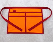 Gardeners Apron – Orange & Red Polycotton Drill