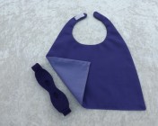 Superhero Cape & Mask Teddy Bear Purple/Mauve