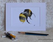 Mounted Print from original watercolour BEE