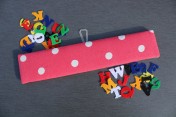 Door Plaque Kit 30cm Cath Kidston Red with White Spots