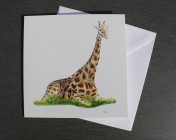 Greetings cards Notelets 5 Printed from an original watercolour GIRAFFE