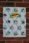 Memo Board, Owls Turquoise Straps