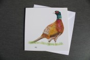 Greetings card Notelet Printed from an original watercolour PHEASANT