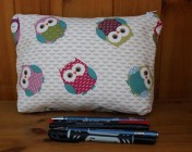 Zipped Bag – Owls
