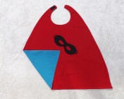 Superhero Cape & Mask Younger Childs Turquoise/Red