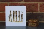 Greetings card Notelet Printed from an original watercolour BEACH