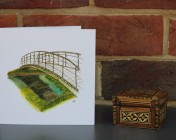 Greetings cards Notelets 5 Printed from an original watercolour BRIDGE