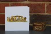 Greetings card Notelet Printed from an original watercolour STONEHENGE