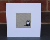 Greetings Card – Sophie Allport Black & White Cat