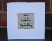 Greetings Card With Deepest Sympathy