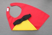 Superhero Cape & Mask Teddy Bear Red/Yellow